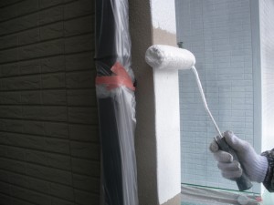 外壁下塗り
