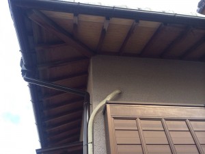 AFTER　軒天井が新しくなりました