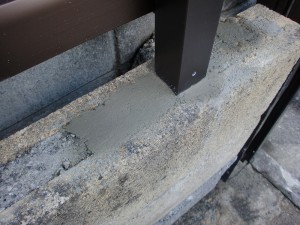 AFTER　既存支え柱の穴も補修！