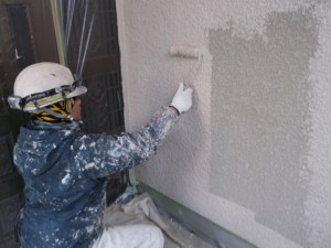 外壁中塗り