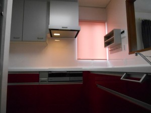 ﾛｰﾙｽｸﾘｰﾝもキレイなピンクにしました