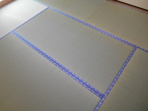 畳の表替えもしました。縁は約20種類の中から選べます。