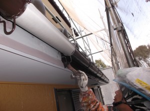 樋や破風板も塗装パックに含まれています