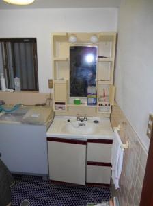 施工前：約30?40年使われていました