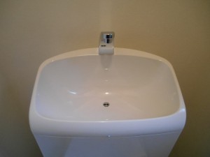 大きなボウルになっているので、水撥ねがしにくいです