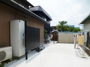 土間ｺﾝｸﾘｰﾄを施工しより使いやすく