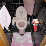 施工前　ウォシュレットの水が出なくなっていました