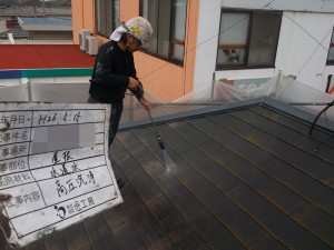 ?@屋根洗浄