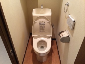 施工後　TOTOのZJ(ﾘﾌｫｰﾑﾀｲﾌﾟ)に交換しました。