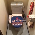 ?@施工前　ｳｫｼｭﾚｯﾄ部分から少し漏水していました