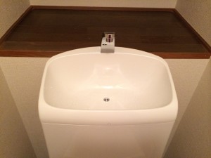 AFTER　大きな手洗い器