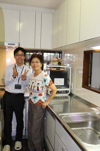 お客様との記念写真