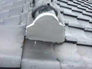 しっかりと固めています