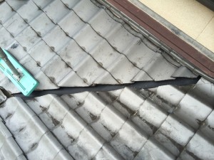 谷板金も交換しました