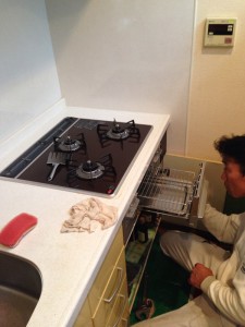 ?Dグリルの着火も確認