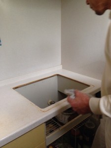 ?A長年の汚れを取ってもらってます