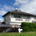 施工前　白系の外壁の色でした