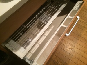 引き出しの上のスペースを有効に使えるオプションです