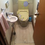 施工前のトイレです