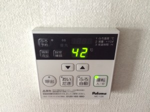 キッチンリモコン　施工後