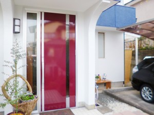 施工後_断熱仕様の玄関ドア