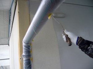 施工中:外壁塗装