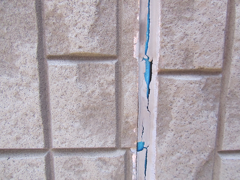 施工前のコーキング