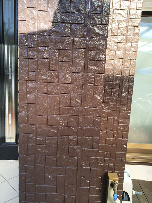 コーキング打ち替え後塗装