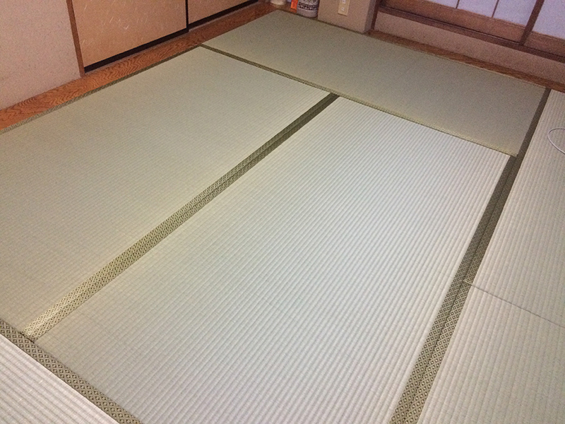 施工後?@ 畳新調