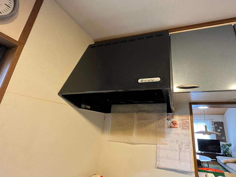 レンジフードリフォーム施工前　レンジフード｜滋賀でリフォームするなら匠工房