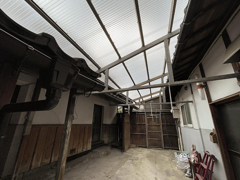 外壁リフォーム完成　波板の交換｜滋賀でリフォームするなら匠工房