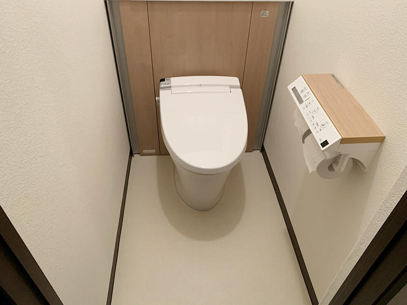 トイレリフォーム完成　トイレ　リクシル　ベーシアピタ｜滋賀でリフォームするなら匠工房