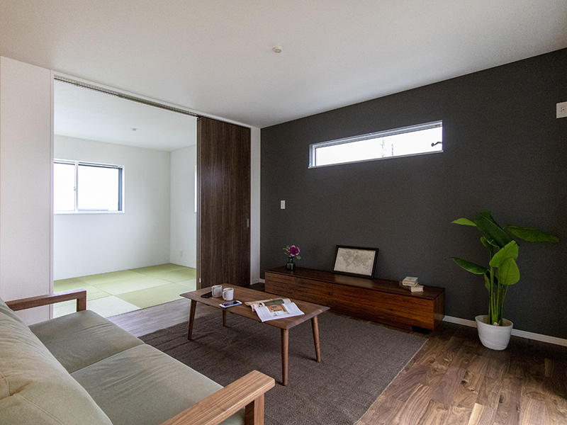 新築注文住宅完成　アクセントクロス｜滋賀で家を建てるなら匠工房