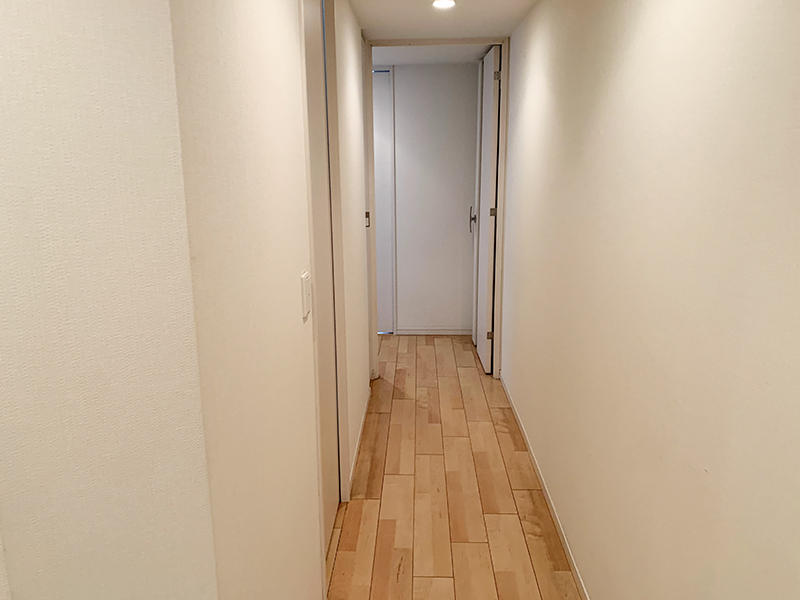 マンションリフォーム施工前　廊下｜滋賀でリフォームするなら匠工房