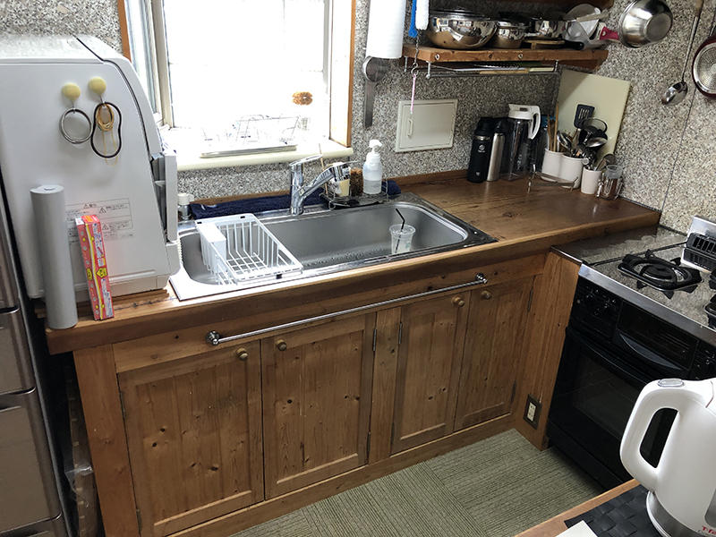 キッチンリフォーム施工前　キッチン｜滋賀でリフォームするなら匠工房