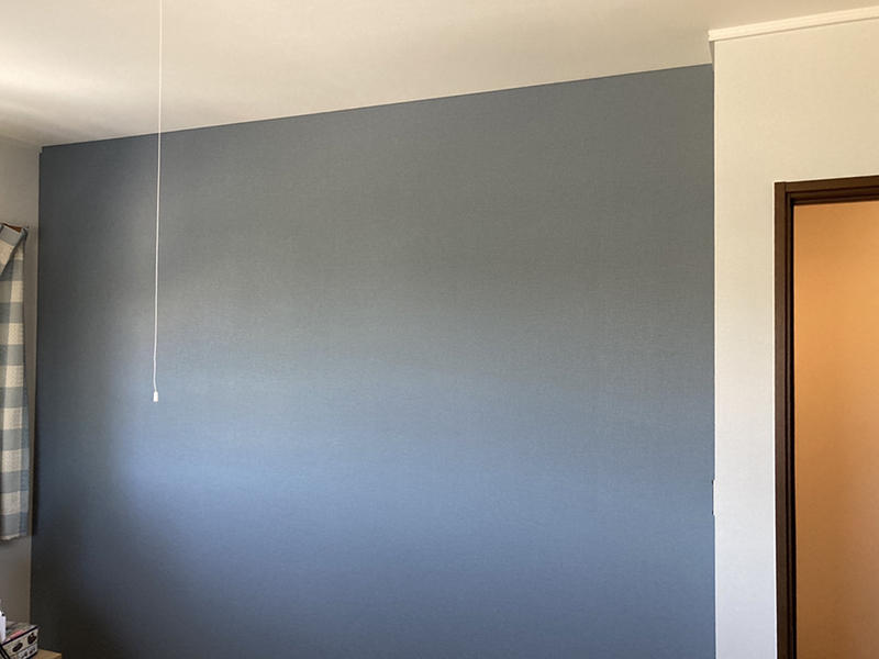 子ども部屋リフォーム完成　アクセントクロス｜滋賀でリフォームするなら匠工房