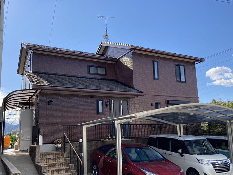 甲賀市外壁塗装リフォーム施工事例