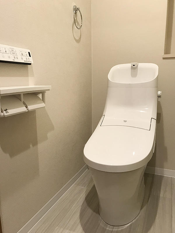 マンションリフォーム完成　トイレ　リクシル　匠工房オリジナル｜滋賀でリフォームするなら匠工房