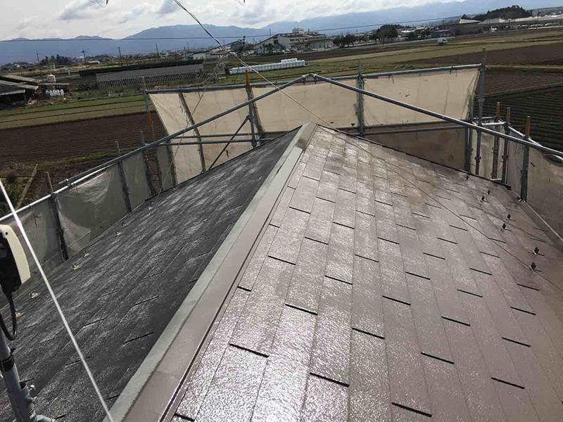 外壁・屋根塗装リフォーム施工前　屋根｜滋賀でリフォームするなら匠工房
