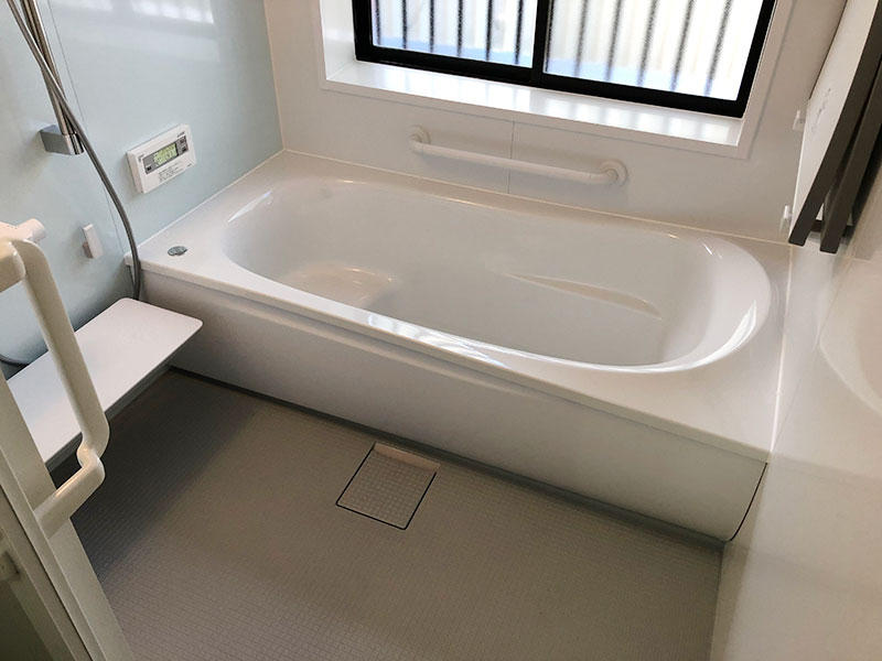 お風呂リフォーム完成　システムバス　TOTO　サザナ｜滋賀でリフォームするなら匠工房