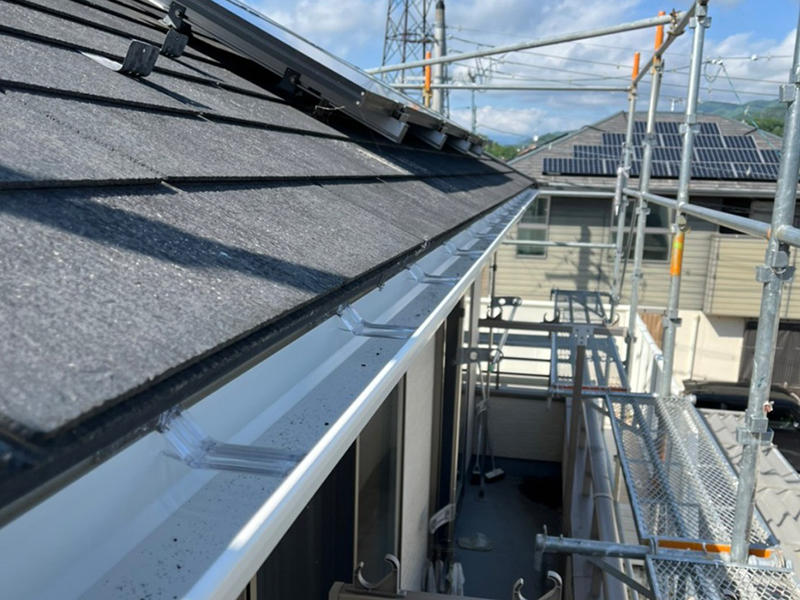 雨樋リフォーム完成 雨樋|滋賀でリフォームするなら匠工房