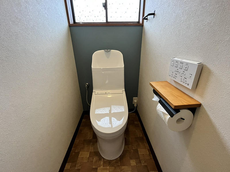 トイレリフォーム完成　トイレ　TOTO　ZJ1｜滋賀でリフォームするなら匠工房