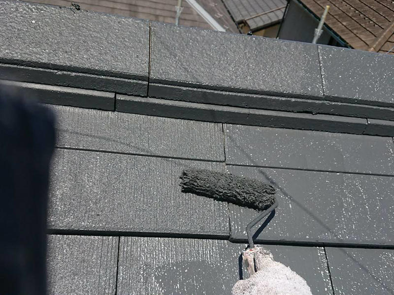 屋根中塗り　ガイソールーフガードシリコン