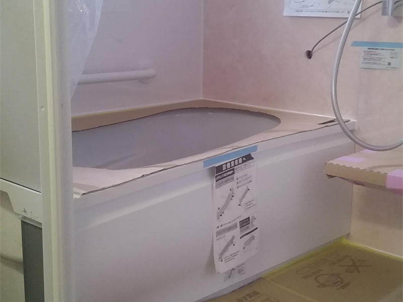 システムバス　お風呂　浴室　組立