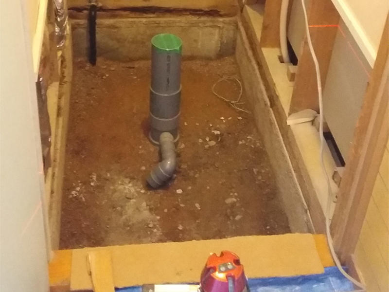 トイレ　配管　水道　組立