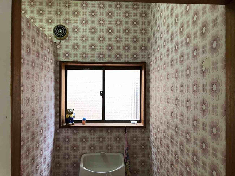 トイレリフォーム施工前　トイレ内装｜滋賀でリフォームするなら匠工房