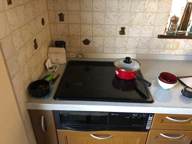 IHリフォーム施工前 IH|滋賀でリフォームするなら匠工房