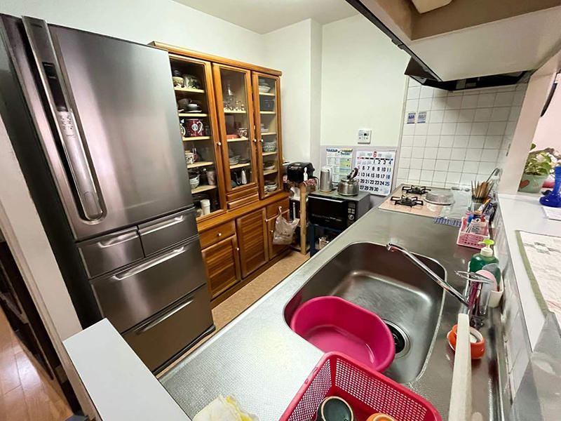 キッチンリフォーム施工前 キッチンスぺース|滋賀でリフォームするなら匠工房