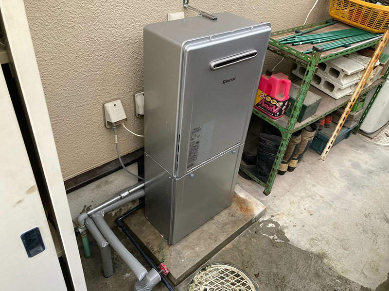 お風呂リフォーム完成 給湯器|滋賀でリフォームするなら匠工房