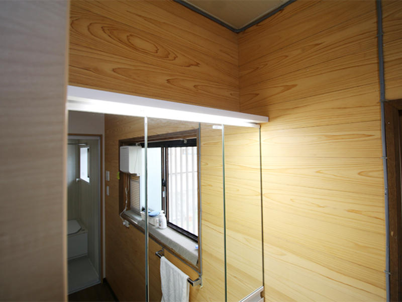 洗面化粧台　施工事例　滋賀　甲賀市